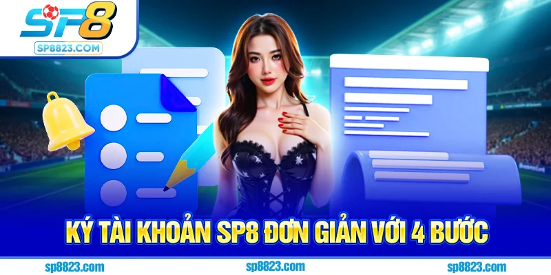 Đăng ký tài khoản Sp8 đơn giản với 4 bước